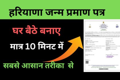 Haryana Birth Certificate Online 2024